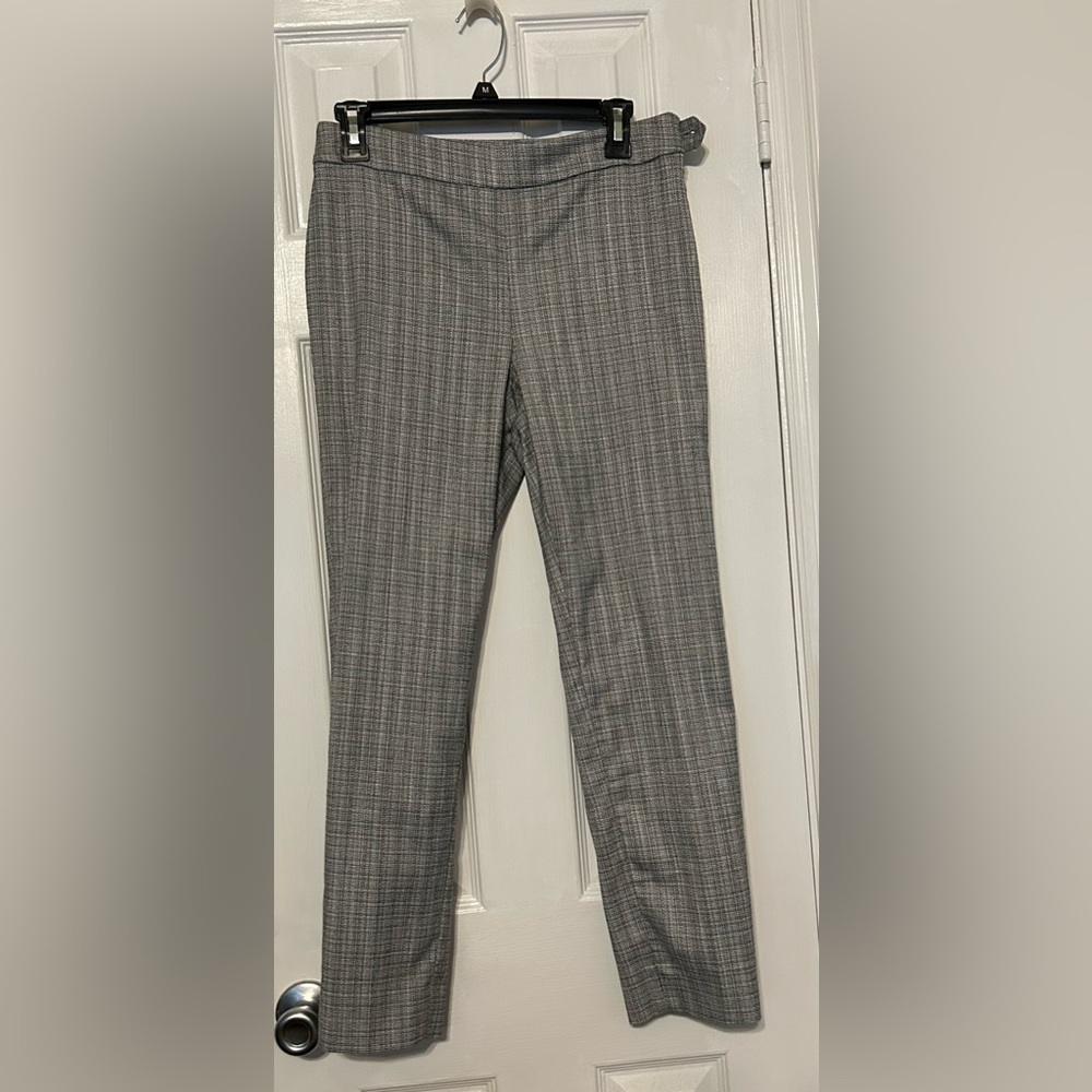 Talbots Chatham Ankle Size 2P Charcoal Grey,Whit and Black